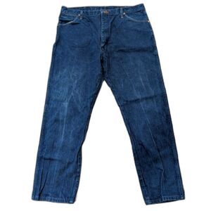 VTG Wrangler 13MWZ 40x30 (38x28) Cowboy Cut Blue Jeans Made In USA